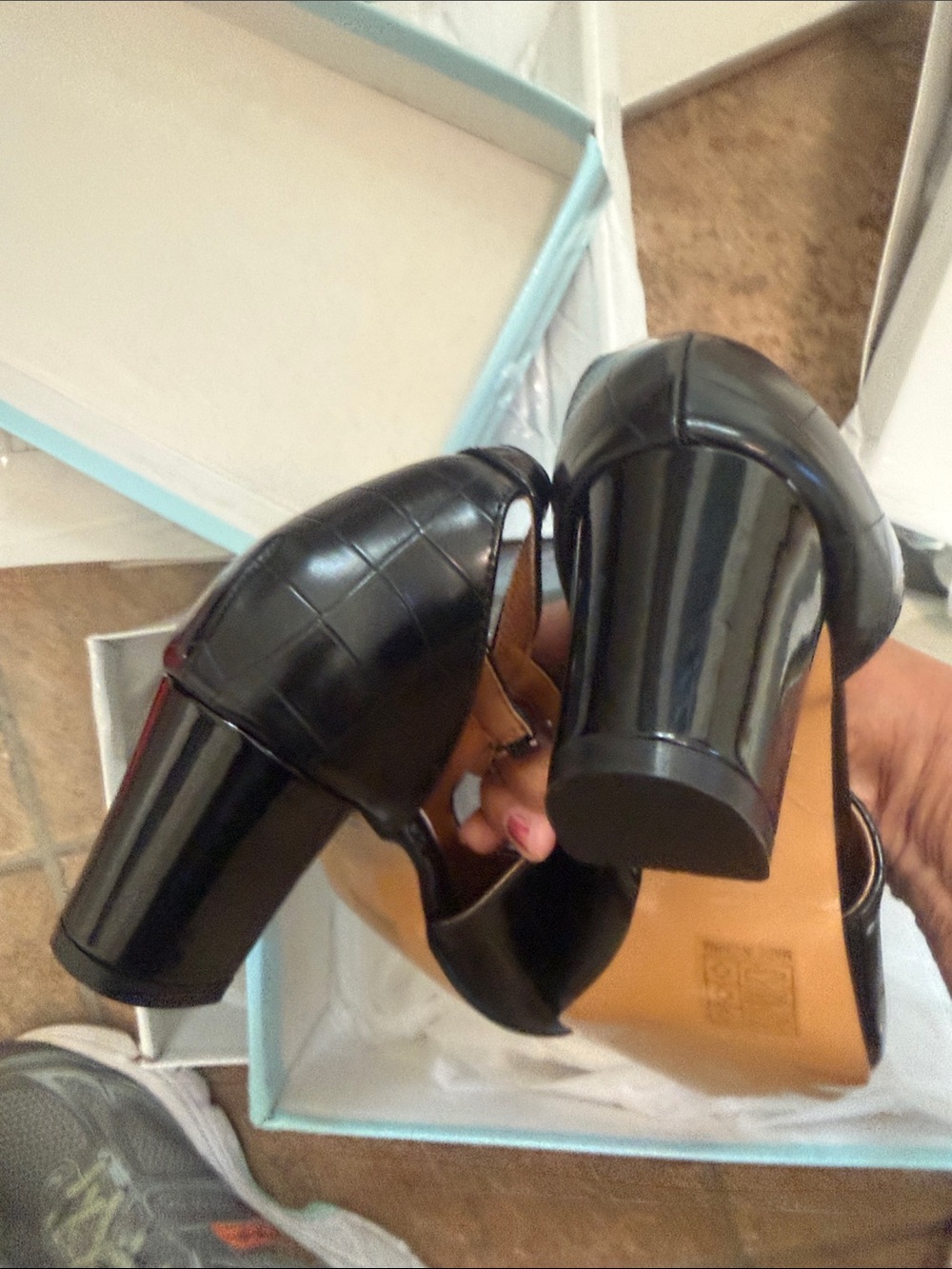 Black heels size 40 - Picture 2 of 2